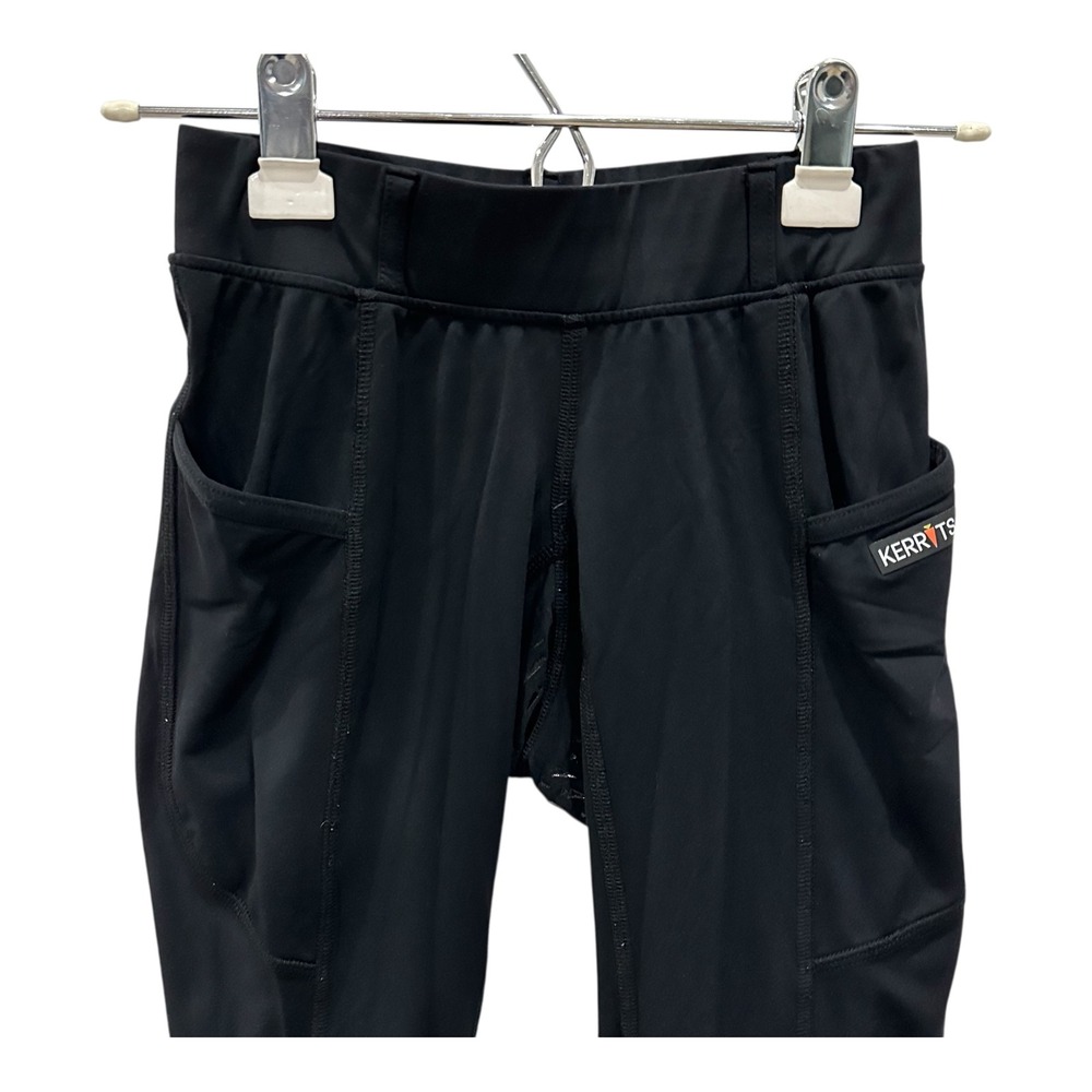 Kerrits Womens Black Full Seat Riding Tights Breeches XS USA Made Side Pockets